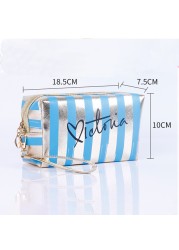 Waterproof Laser Zipper Cosmetic Bags Women Neceser Make Up Bag Pouch PVC Wash Makeup Bag Travel Organizer Case Mujer Bolsas