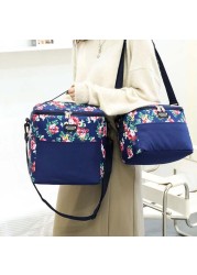 Oxford Hot Cooler Lunch Bag Female Printed Insulated Men Thermal Food Picnic Handbag Portable Lunch Box Shoulder Tote