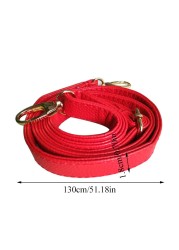 Adjustable Bag Belt for Women DIY PU Leather Bag Handle Removable Handbag Strap Solid Wide Shoulder Strap Bag Accessories 130cm