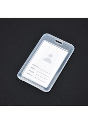 10pcs Transparent Waterproof Cover Women Men Student Bus Holder Case Business Credit Bank ID Card Protection Sleeve