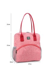 Insulated Lunch Bag For Women And Kids Oxford Lunch Bag Large Capacity Picnic Bag Tote Bag Lunch Bag