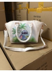 Disney loafers anime cartoon handbag shoulder bag messenger bag The Lion King Stitch large capacity girl bag