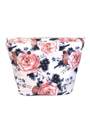 Floral trim waterproof inner insert, classic small inner pocket, handbags accessory