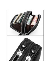 D0LF Fashion Credit Card Holder Blocking Pocket Business Organizer Wallet Purse