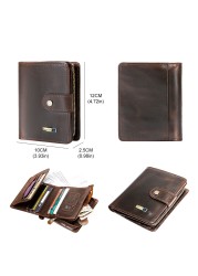 Bluetooth Smart Wallet Compatible Anti-lost Genuine Leather Men Wallets Card Holder Wallet Finder Gifts Free Engraving