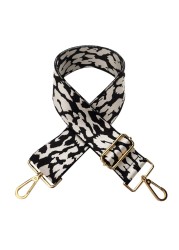 New Style Leopard Print Webbing Bag Shoulder Strap 5CM DIY Adjustable Handle Accessories