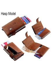 smart wallet business card holder genuine cowhide handmade smart automatic card holder men gift distributions card holder wallet wallet men card holder purse cards wallet money purse men's wallet id card holder men's wallets