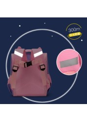 Children's school bag for girls large capacity children's backpack lightweight breathable fashion gradient princess bag for girls