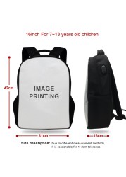 USB Charge Student Backpack Kids Berserk Guts Manga Swordsman School Bag Teenagers Anime Backpack Adult Travel Laptop Mochila