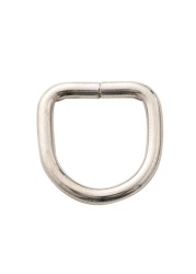 100pcs/set D Rings Buckle for DIY Hand Strap Purse Hardware Accessories Semi-circular D Buckle Keychain Ring Clasps