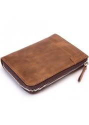 RFID Theft Protection Coin Bag Zipper Men Wallets Brand Man Wallet Male Money Purses Wallets Men Wal