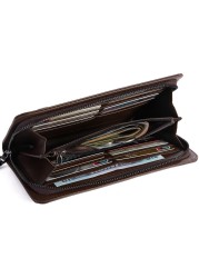 BABORRY-Men's Tall Handbag,Luxury,Multifunctional,Creative Cell Phone Wallet