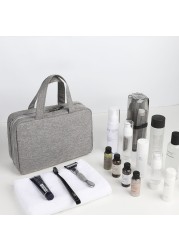 Men Travel Wash Bag Makeup Artist Brushes Set Zipper Pouch Toiletry Kit Women Waterproof Organizer for Cosmetics Bathing Bag