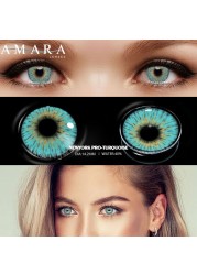 Amara Colored Contact Lenses For Eyes Anime Cosplay Colored Lenses Blue Purple Multicolor Contact Lenses Makeup Beauty