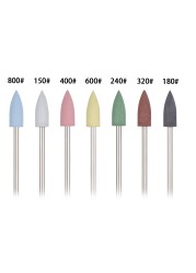 Rubber Silicone Milling Cutter for Manicure Stones Nail Drill Bit Machine Manicure Accessories Nail Buffer Polisher Grinder Tool