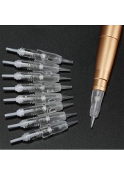 Permanent Makeup Tattoo Needle Cartridge For Tattoo Machine Kit Eyebrow Lip Needle 1R 2R 3R 5R 3F Microblading Tattoo Supplies