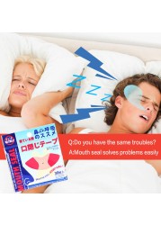 300/600pcs/lot Anti Snoring Sticker Anti Snoring Tape Nose Lip Paste Stickers Sleep Less Oral Breath Adult Children Health