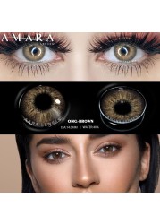 AMARA 1 Pair Colored Contact Lenses For Eyes OMG Series Soft Contact Lenses Beauty Contact Lenses Eye Cosmetic Color Lens Eyes