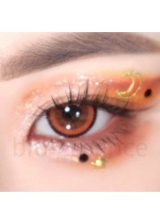 Bio-essence 1 Pair Colored Contact Lenses For Eyes Blue Lens Pink Eye Lenses Fashion Lenses Makeup Beauty Eyes Delicious Contact