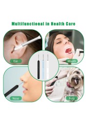 NP20 Smart Ear Cleaner Stick with Endoscope 400W High Precision Wireless Earwax Remover Set Rechargeable Otoscope Cleaning Tools