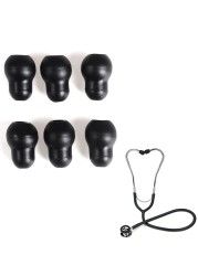 6pcs reusable soft silicone earplug eartips stethoscopes for littmann stethoscope