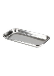 1pc Stainless Steel Cosmetic Storage Tray Nail Art Equipment Plate Doctor Surgical Dental False Nail Tray Dish Tools