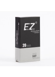 EZ Revolution Tattoo Needles Cartridge Liners Round #08 0.25mm For Cartridge & Grips Machine 20pcs/box