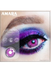 Amara Colored Contact Lenses 1 Pair York Pro Series Beauty Poplints Colored Contact Lenses Cosplay Colored Contact Lenses For Eyes