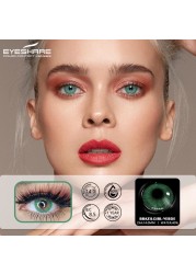 Ishihair Colored Contact Lenses For Eyes Braille Girl Colored Lenses Blue Green Multi Color Lenses Cosmetic Contact Lenses Make Up