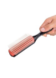 9-rows Detangling Hair Brush Denman Hair Combs Detangler Hairbrush Scalp Massager Straight Curly Wet Hair Comb