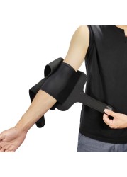 1pc Elbow Brace Guard Night Elbow Sleeping Support Stabilizer with 2 Removable Metal Splints for Cubed Tunnel Syndrome Tendinitis