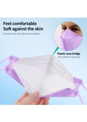 KN95 CE Face Mask FFP2 Mascarillas Approved fpp2 Facial Mascherine Reusable Adult Men Women Colorful Mask Protective Fish Mask