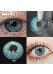 AMARA عدسات لاصقة 2 قطعة عدسات ملونة عيون سنوية ملونة اتصالات جمال العين اتصالات مستحضرات التجميل عدسة عدسات لاصقة ملونة