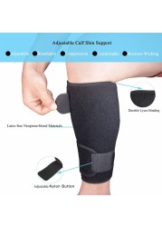 Tcare 1pc Leg Brace Ripped Muscle Shin Splint Brace Lower Leg Neoprene Runners Injury Strain Tear Splints Calf Compression Sleeve