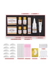 ECONEXEL New Eyelash Eyebrow Dye Tint Kit Professional Lash Lifting Eyebrow Dyeing Mascara Make Up Setting