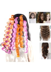 Harmless Soft Hair Rollers Without Heat DIY Magic Wave Curls Hair Rollers Hair Accessories Curling Perm Bar Without Heat For Hair Tools