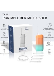 Mini Portable Oral Irrigator for Dental Irrigator Dental Water Flosser Ultrasonic Teeth Cleaner Waterpulse with 3 Waterproof Modes