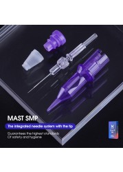 Mast Pro Tattoo Cartridge Needles 1RL 3RL SMP PMU Lip Eyebrows Permanent Makeup Tattoo Machine