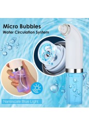 Blackhead Remover Device Pore Acne Pimple Removal Face T Area Nose Water Bubble Cleaner Vacuum Suction Facial Diamond Dirty Oil Steamer