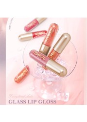 Derol Ginger Mint Matte Lip Glaze Plump and Moisturizing Lip Colored Lipgloss Liquid Lasting Underwater Light Transparent Lip Gloss