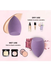 8pcs Makeup Blender Beauty Egg Set Gourd Water Drop Puff Makeup Sponge Set Colorful Pillow Cosmetic Sponge Tool Wet and Dry Use