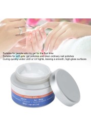 56g UV Extension Gel Glue Professional Multifunctional DIY Nail Art Quick Drying Anti-yellowing Manicure Extension Glue 2.0oz