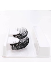 1pairs 8-20mm False Eyelashes Russia Curl Lashes DD Volume Handmade Thick Mink Eyelashes Full Strip Lashes Cruelty Free Cilios