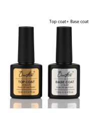 12ml Top Coat UV Gel Y Base Coat No Wipe For Gel Nail Polish Manicure Primer