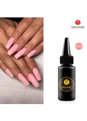 MSHARE Builder Nail Extension Gel Refill Nails Extension Thick Quick Building Clear Pink Led UV Gel Soak Off 30ml