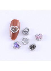 love bead nail art jewelry super flash full rhinestone zircon alloy 3d all-match nail