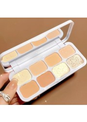 8 Colors Highlighter Face Contour Glitter Palette Blusher Makeup Body Glow Shimmer Powder Illuminator Brighten Highlight Cosmetics