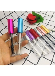 5/50/100pcs10ml فارغة الماسكارا أنابيب ريفالاش رمش Lipgloss أنبوب ماكياج كحل الشفاه بلسم زجاجة مستحضرات التجميل التعبئة بالجملة