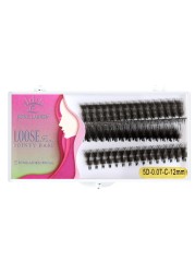 Sung Lashes 1000 Fans Sharp Narrow Stem Premade Volume Lash Fans Tapered Base Premade Fans Slim Thin Tapered Base Lash Eyelashes