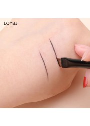 Loebig 1/2pcs Blade Makeup Brushes Thin Angled Eyebrow Flat Brush Fine Eyeliner Brush Professional Liner Eyebrow Beauty Makeup Tools